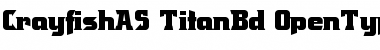 Download Crayfish AS Titan Bold Font
