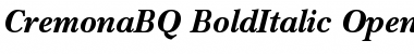 Download Cremona BQ Font