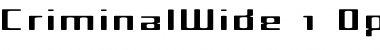 Download Criminal Font