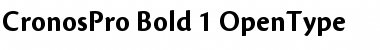 Download Cronos Pro Font