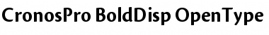 Download Cronos Pro Font