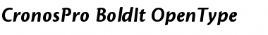 Download Cronos Pro Font