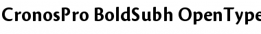 Download Cronos Pro Font