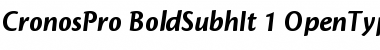 Download Cronos Pro Font