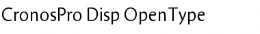 Download Cronos Pro Font
