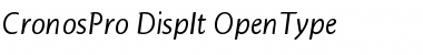 Download Cronos Pro Font