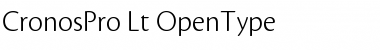 Download Cronos Pro Font