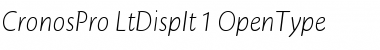 Download Cronos Pro Font