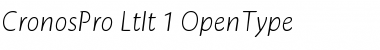Download Cronos Pro Font