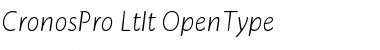 Download Cronos Pro Font