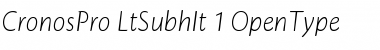 Download Cronos Pro Font