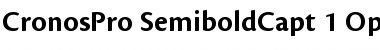 Download Cronos Pro Font