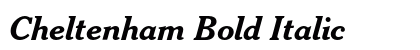 Cheltenham Bold Italic Preview
