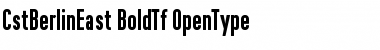 Download CstBerlinEast Font