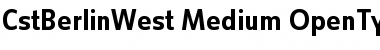Download CstBerlinWest Font