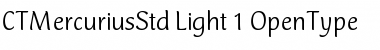 Download Mercurius CT Std Light Font