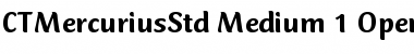 Download Mercurius CT Std Medium Font
