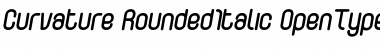 Download Curvature-RoundedItalic Font