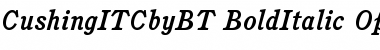 Download ITC Cushing Font