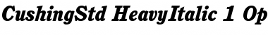 Download ITC Cushing Std Font