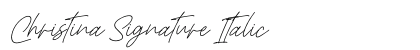 Christina Signature Italic
