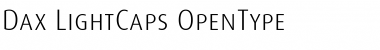 Download Dax-LightCaps Font