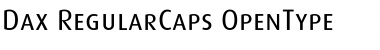 Download Dax-RegularCaps Font