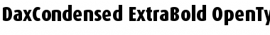 Download DaxCondensed ExtraBold Font