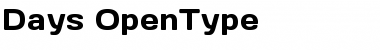Download Days Font