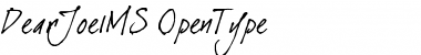 Download dearJoe 1 M&S Regular Font Title Preview Download dearJoe 1 M&S Regular Font Title Preview