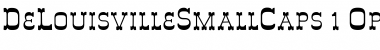 Download DeLouisvilleSmallCaps Font