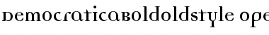 Download DemocraticaBoldOldstyle Font
