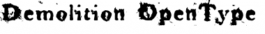 Download Demolition Font Download Demolition Font