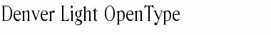 Download Denver-Light Font