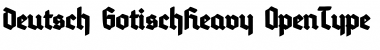 Download Deutsch-Gotisch Heavy Font Download Deutsch-Gotisch Heavy Font