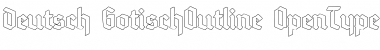 Download Deutsch-Gotisch Outline Font Download Deutsch-Gotisch Outline Font