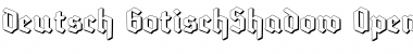 Download Deutsch-Gotisch Shadow Font Download Deutsch-Gotisch Shadow Font