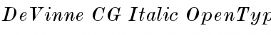 Download DeVinne CG Font Download DeVinne CG Font