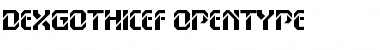 Download DexGothicEF Font Download DexGothicEF Font