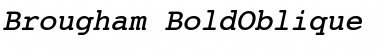 Download Brougham BoldOblique Font