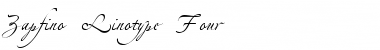 Download Zapfino Linotype Four Font