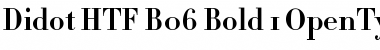 Download Didot HTF-B06-Bold Font