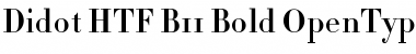 Download Didot HTF-B11-Bold Font