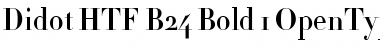 Download Didot HTF-B24-Bold Font