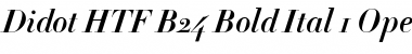 Download Didot HTF-B24-Bold-Ital Font