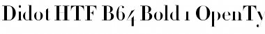 Download Didot HTF-B64-Bold Font