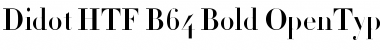 Download Didot HTF-B64-Bold Font