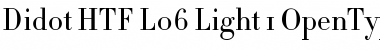 Download Didot HTF-L06-Light Font