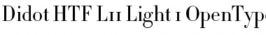 Download Didot HTF-L11-Light Font