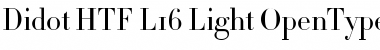 Download Didot HTF-L16-Light Font